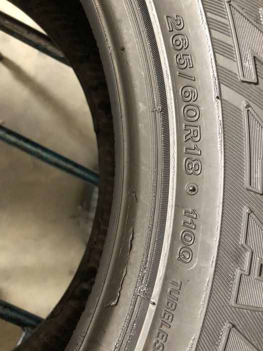 Шини 265/60/18-4 шт Bridgestone Blizzak