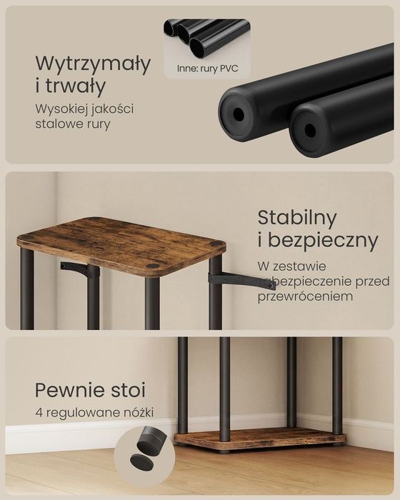 Regał - słupek do przechowywania Vasagle - vintage NOWY
