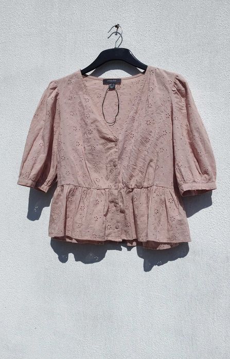 Летняя коттоновая блуза прошва Primark M L