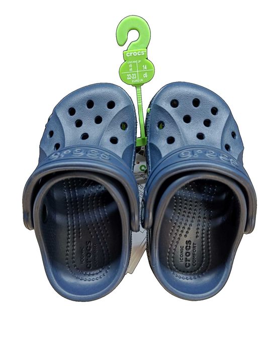 NOWE ORYGINALNE klapki dziecięce Crocs Baya Clog r. 22/23