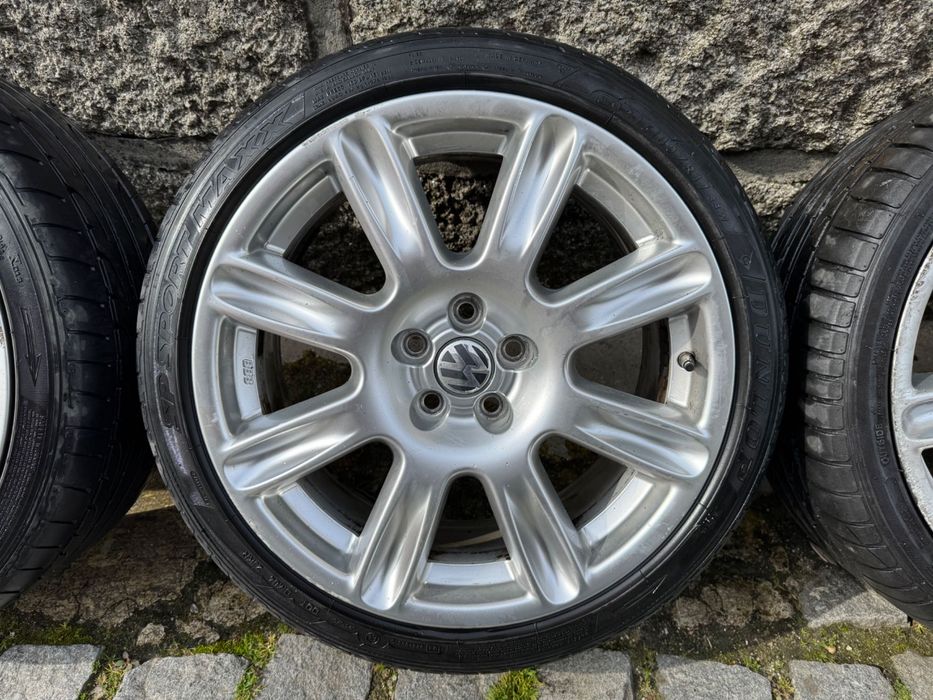 Jantes BBS 17 5x100 (Originais) VW Polo Cross com pneus (PREÇO FIXO)