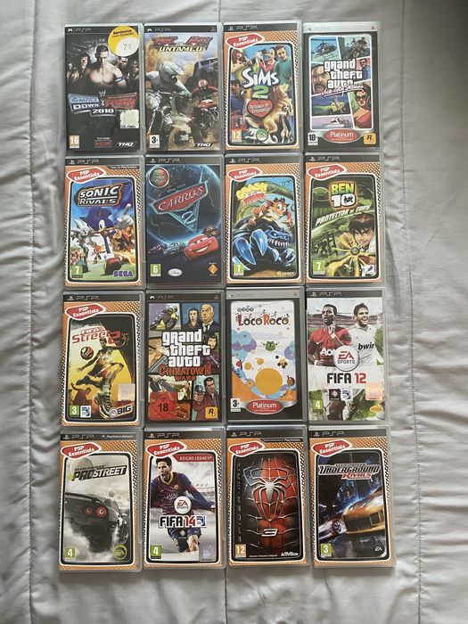 Jogos PSP usados