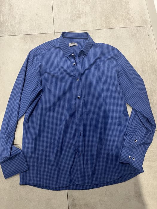 Paka zestaw męskich ubrań jeansy koszule eleganckie XL