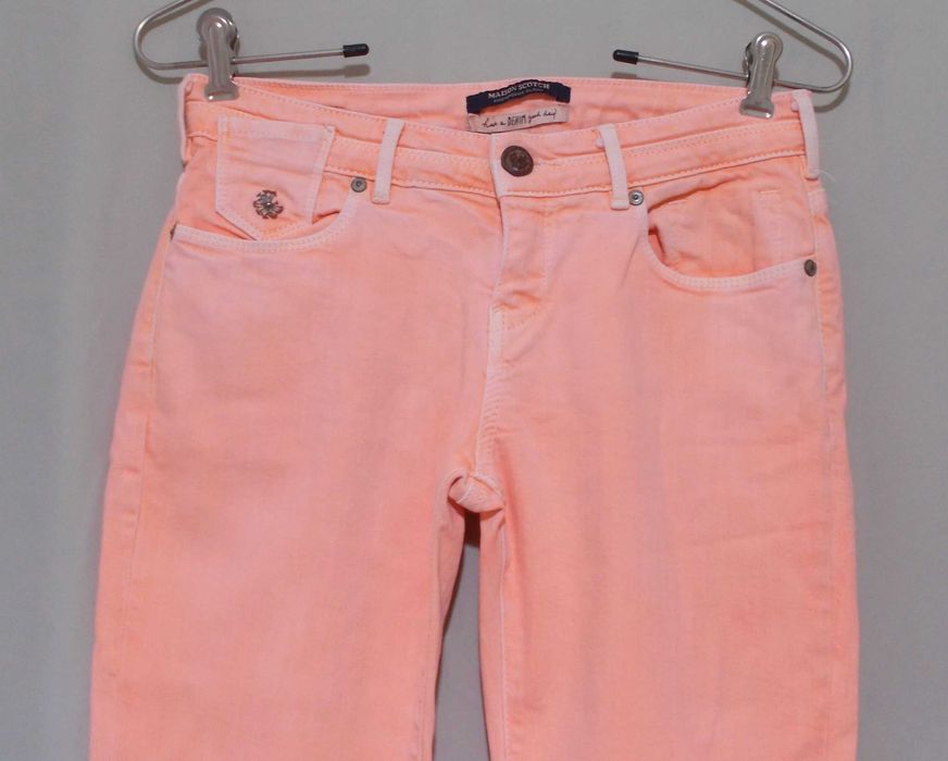 Джинсы скинни neon coral W27 L32 'Scotch & Soda - Maison Scotch'