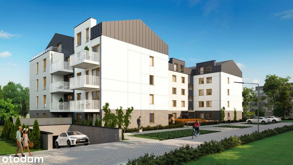 3-pokojowe mieszkanie 54m2 + ogródek Bez Prowizji