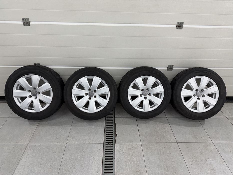Koła z oponami zimowymi 225/55/R16 Audi