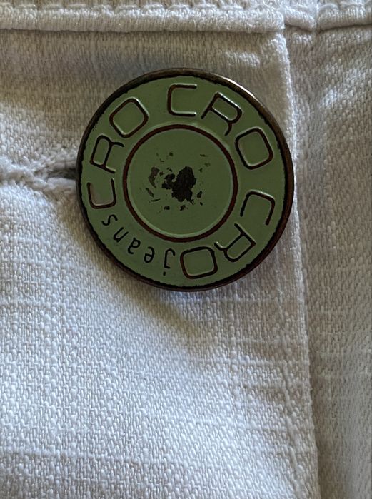 Kurtka jeansowa biała, rozmiar S/36