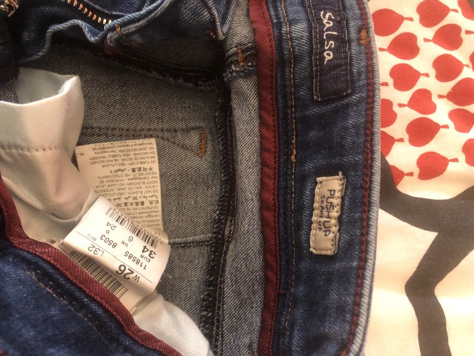 Calça de ganga da salsa push up justas