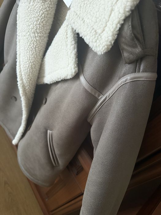 Sinsay Kurtka pilotka z kożuchem ! XS