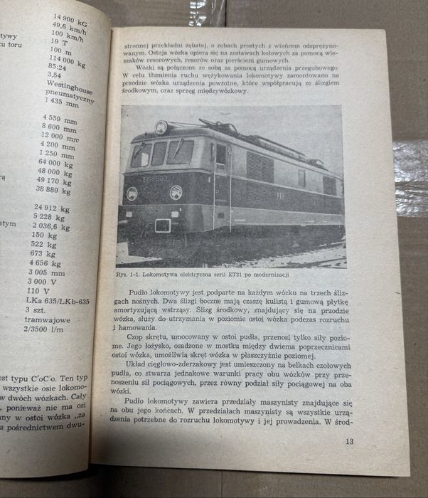 PKP lokomotywy elektryczne serii ET21