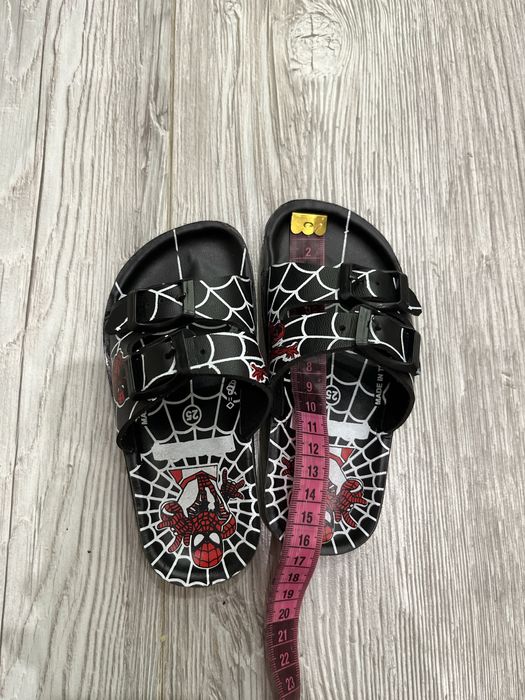 Шльопанці для хлопчика Spiderman  25розмір 16см Сандалі для хлопчика