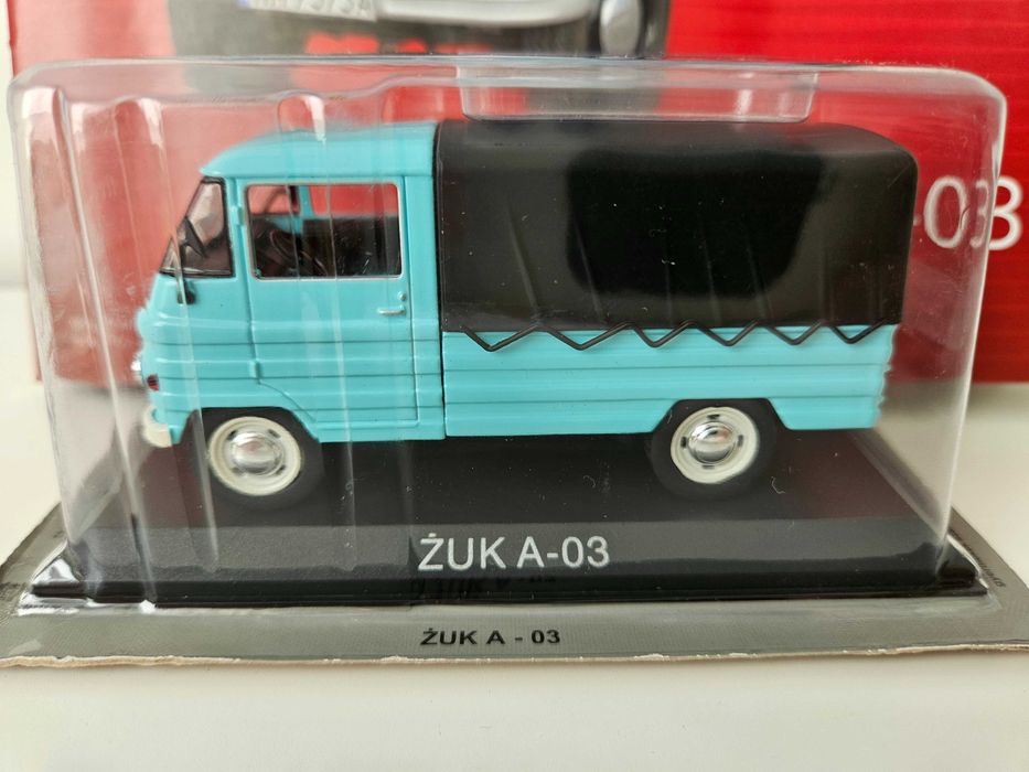 Model Żuk A-03 Złota Kolekcja Samochody PRL DeAgostini skala 1:43