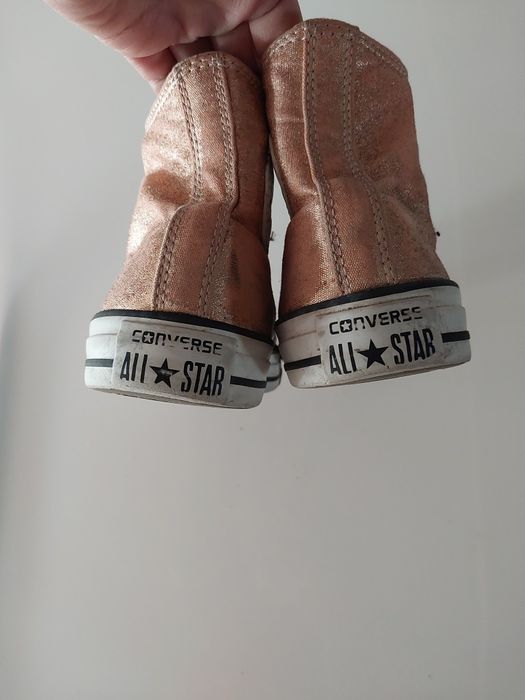 Trampki brokatowe converse