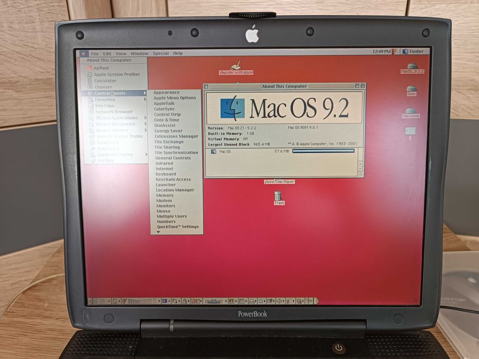 初代 PowerBook G4 500Mhz 512Mb ビンテージ品 OS9 初代 PowerBook G4 500Mhz 512Mb ビンテージ品 OS9 PowerBook G4