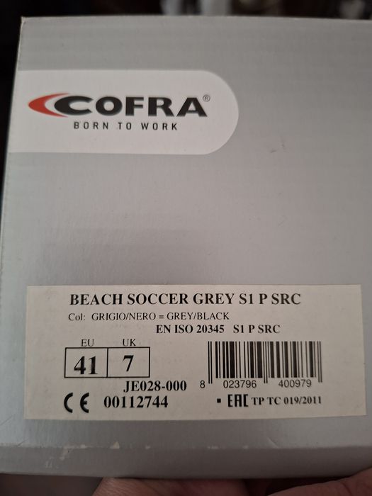 Sapatos segurança Cofra 41