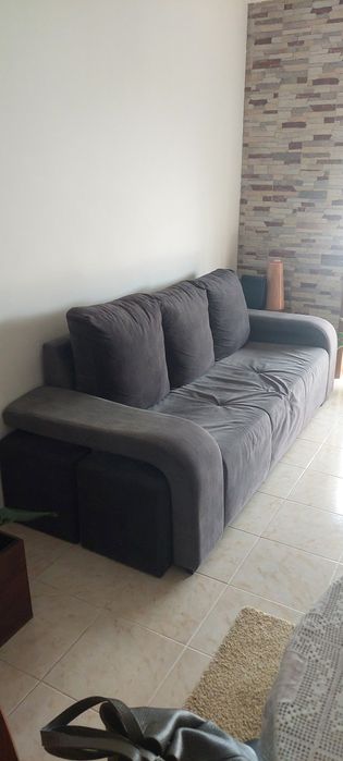 Sofá de 3 lugares  Chaise longue