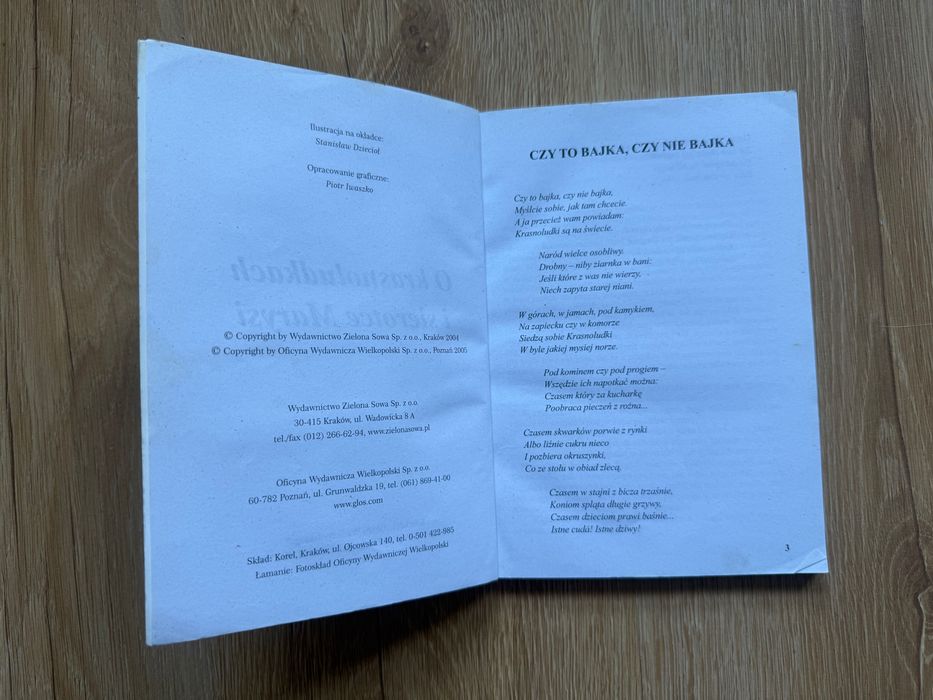 Książka O krasnoludkach i sierotce Marysi Maria Konopnicka