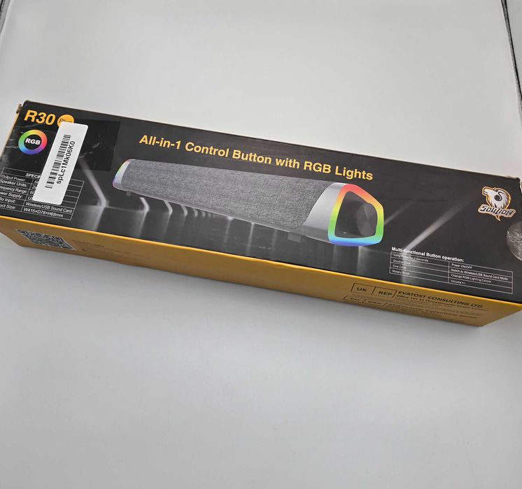 Głośnik Komputerowy Soundbar Soulion R30 Usb Rgb Led 10W
