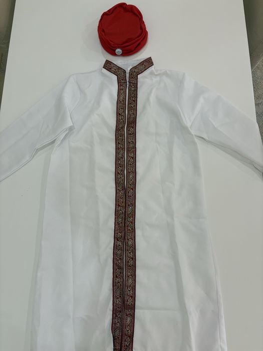 Fato indiano  e turbante 10/12 anos