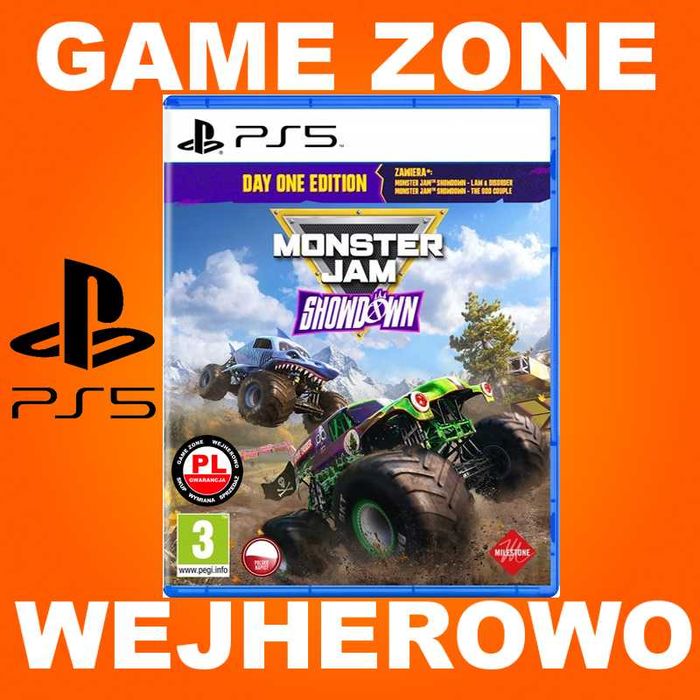 Monster Jam Showdown PS5 = PŁYTA PL = sklep Wejherowo