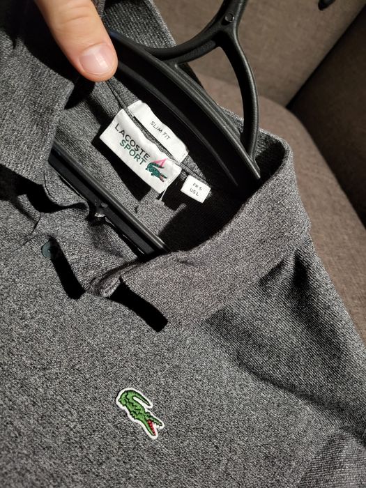 Лонгслив LACOSTE поло с длинным рукавом