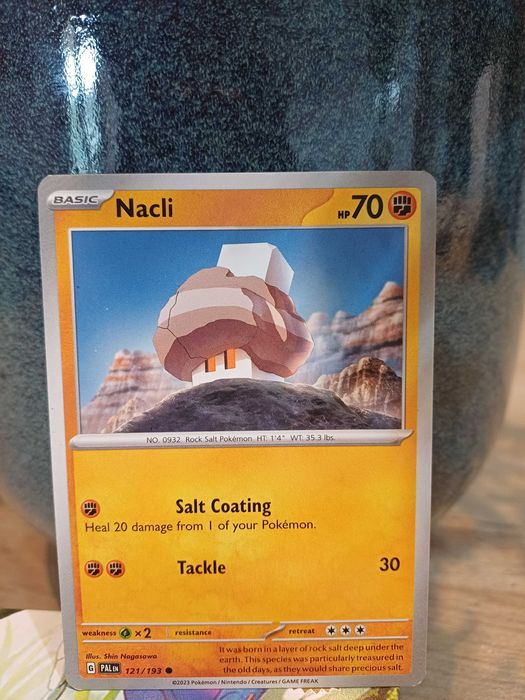 Carta Pokémon Nacli #121
