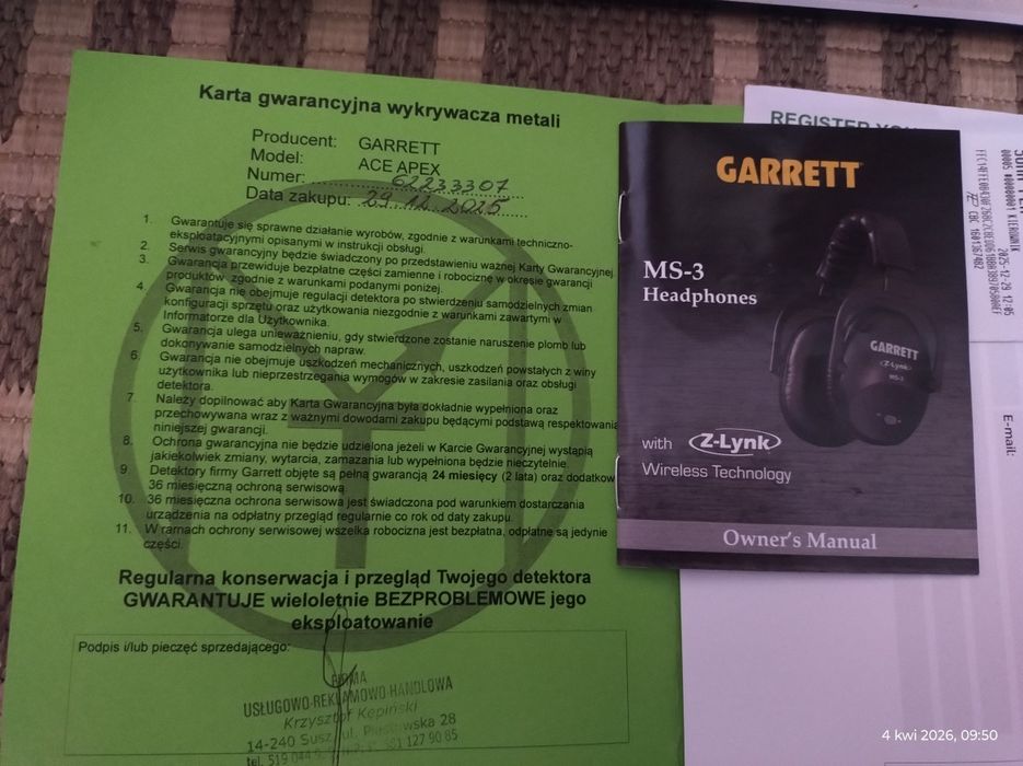 Wykrywacz metalu Garrett Apex Jase Robertson