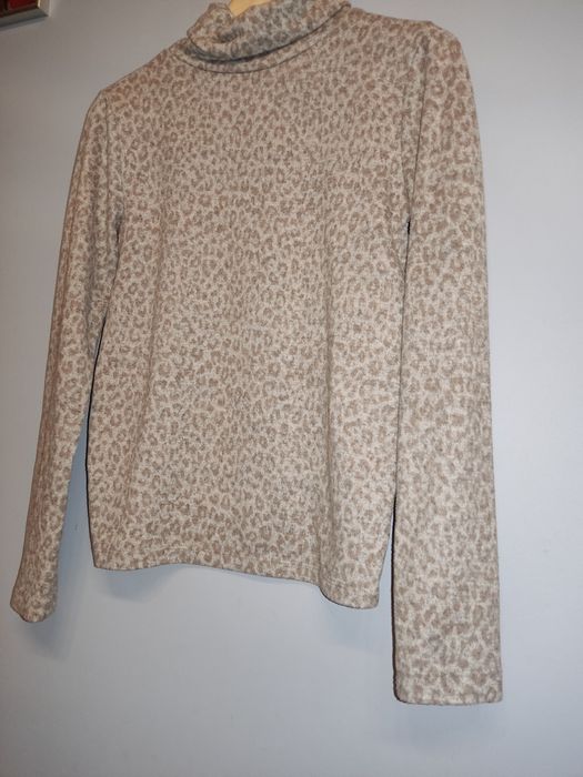 Zara sweter golf damski panterka r.M