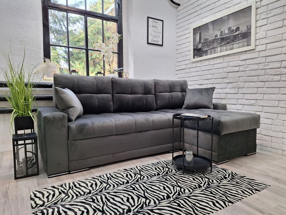 Narożnik Kleopatra, sprężyny welur