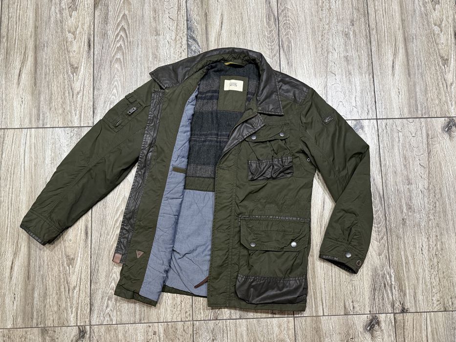 Męska elegancka kurtka wiosenna CAMEL ACTIVE Wełna Ocieplana roz 48