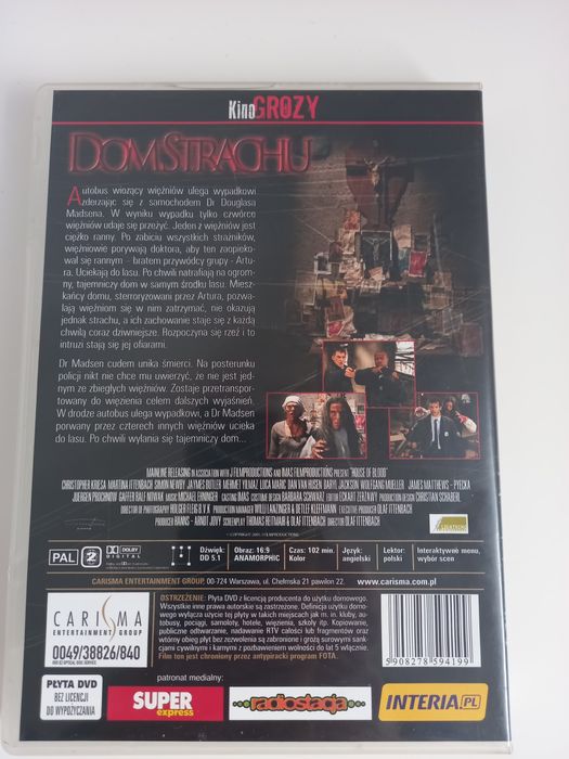 Dom Strachu DVD polski lektor