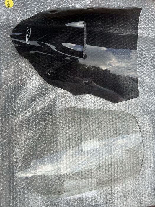 Czarna niska szyba Honda Transalp XL750 2023-