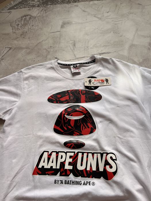 Футболка Bape, бейп біла