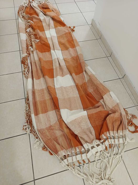 Cama de rede em tecido