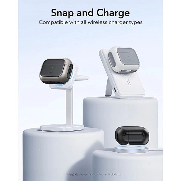 Etui ESR Orbit HaloLock MagSafe na AirPods Pro 3 - czarne