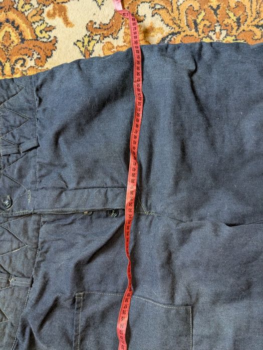 Ватяні штани синього кольору