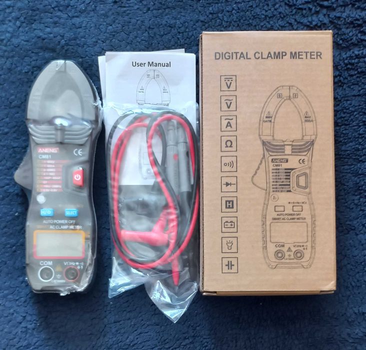 автоматический мультиметр, клещи ANENG CM81