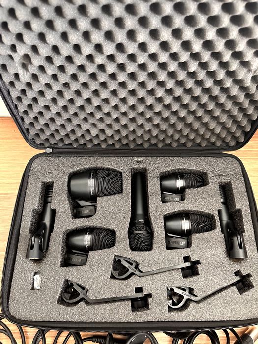 Shure PGA Drumkit 7 – Kit Completo de Microfones para Bateria | Excelente Estado