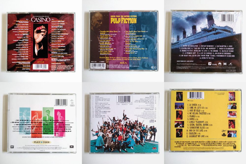 4 Bandas Sonoras Originais de Filmes (CDs)