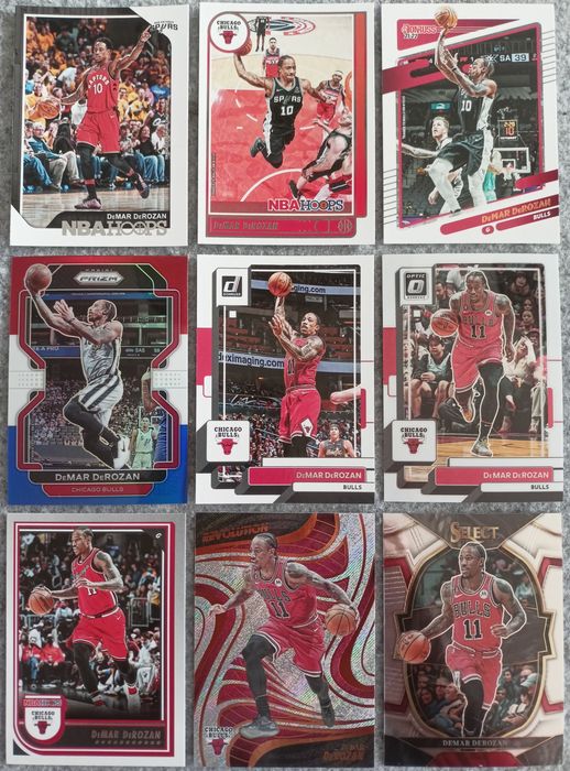 29 kart NBA DeMar DeRozan Chicago Bulls San Antonio Spurs Kings