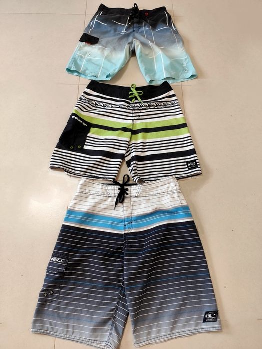 3 Calções de Banho para Rapaz/Homem (W30 - Tam. S)