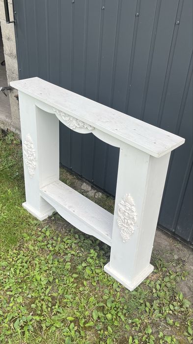 Atrapa kominka portal kominkowy do sesji zdjęciowej
