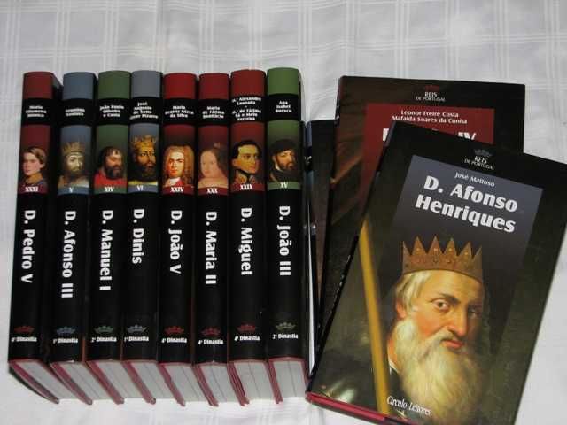 Coleção "Biografias dos Reis de Portugal" (34 volumes)