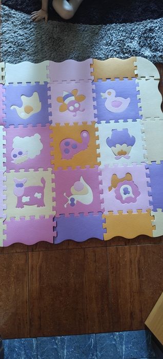 Tapete puzzle infantil