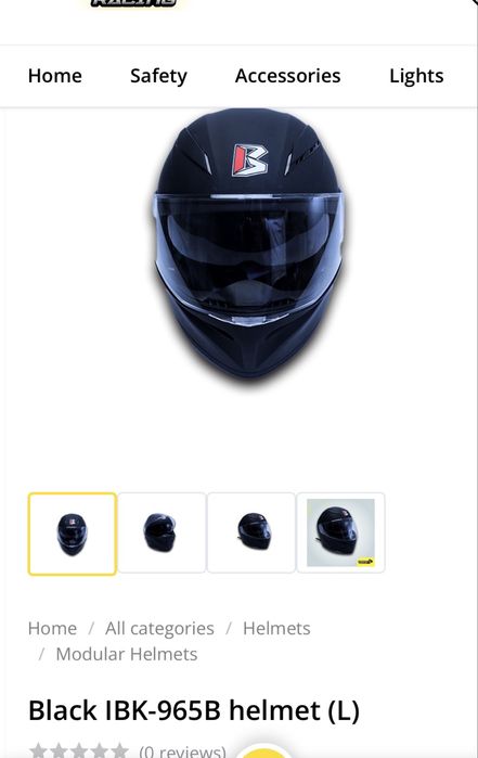 Шолом Black IBK-965B helmet (L)