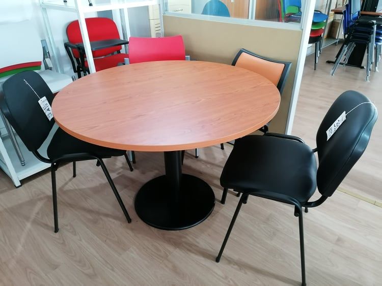 Bloco rodado 3 gavetas em chapa / melamina cinza