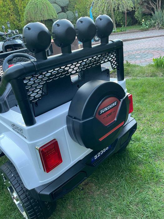 Auto na akumulator DUŻY JEEP dla dzieci 4×4 12V Samochód elektryczny