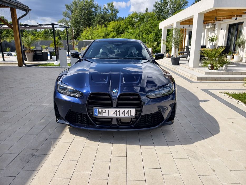 Bmw M4 competition xDrive 2024r. CESJA LEASINGU folia PPF przedłużona gwarancja 5lat lub 100tys km