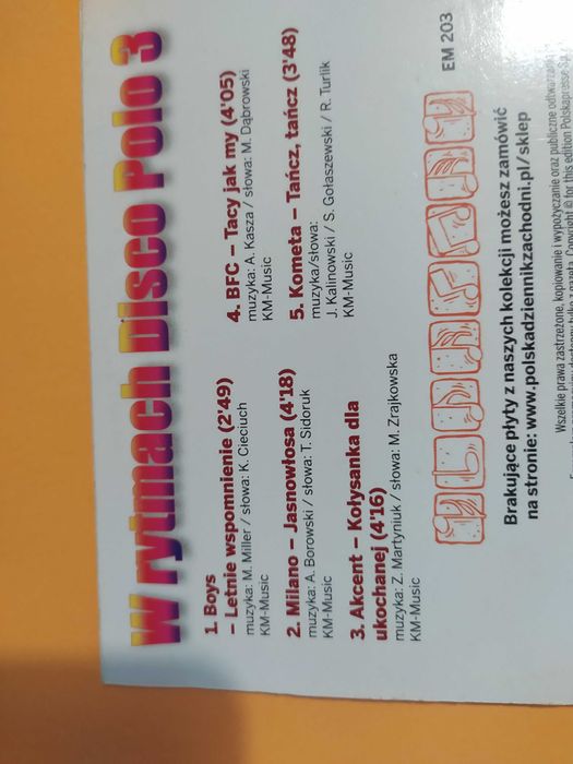 Płyta CD: W rytmach disco polo 3