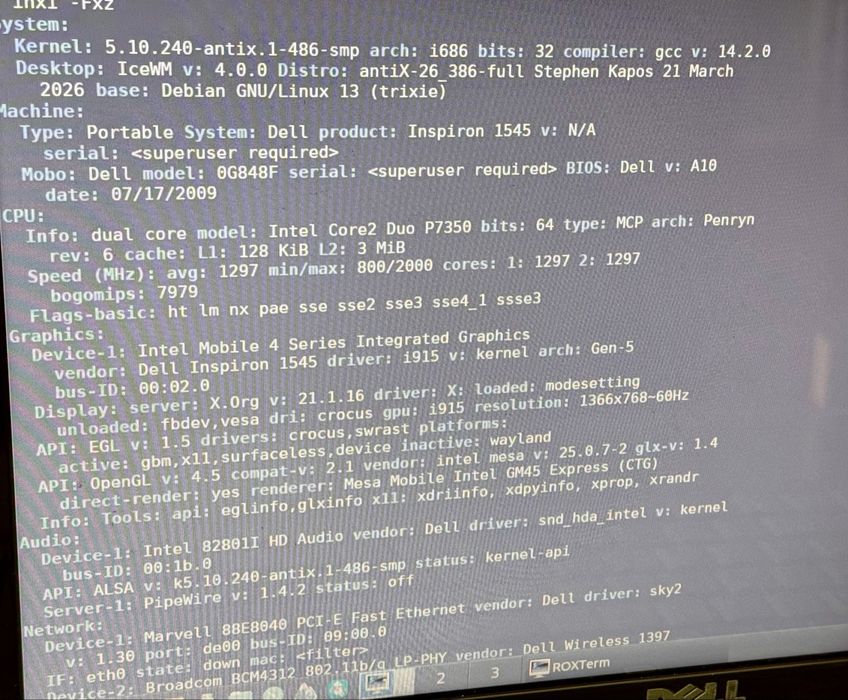 4x laptop dell fujitsu-siemens macbook hp